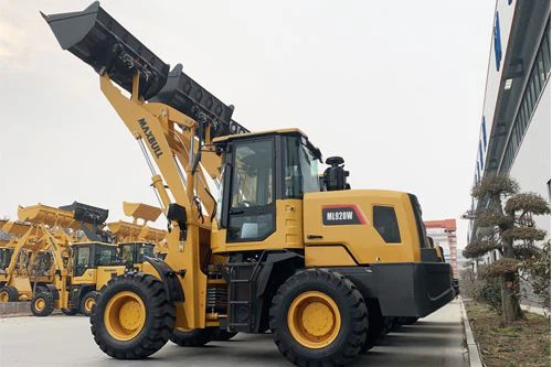Exportación MAXBULL en lotes de cargadora de ruedas al mercado de Asia Central