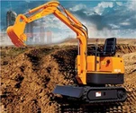 Miniexcavadora de 0,02 metros cúbicos