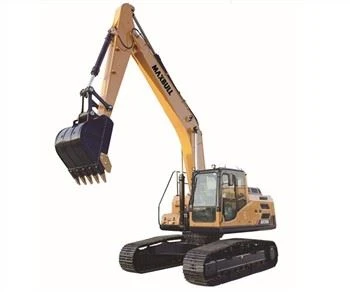 Excavadora con martillo rompedor
